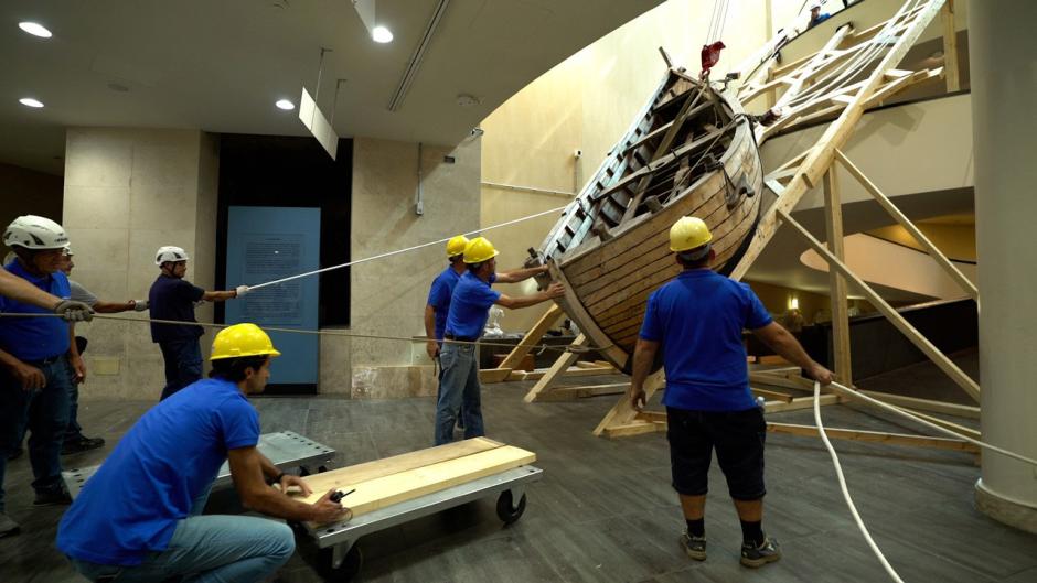 Así han colocado la barca de Pedro