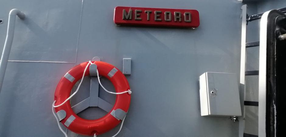 Detalle del buque 'Meteoro'