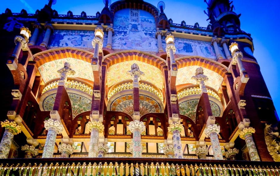 Palau de la Música Catalana en Barcelona