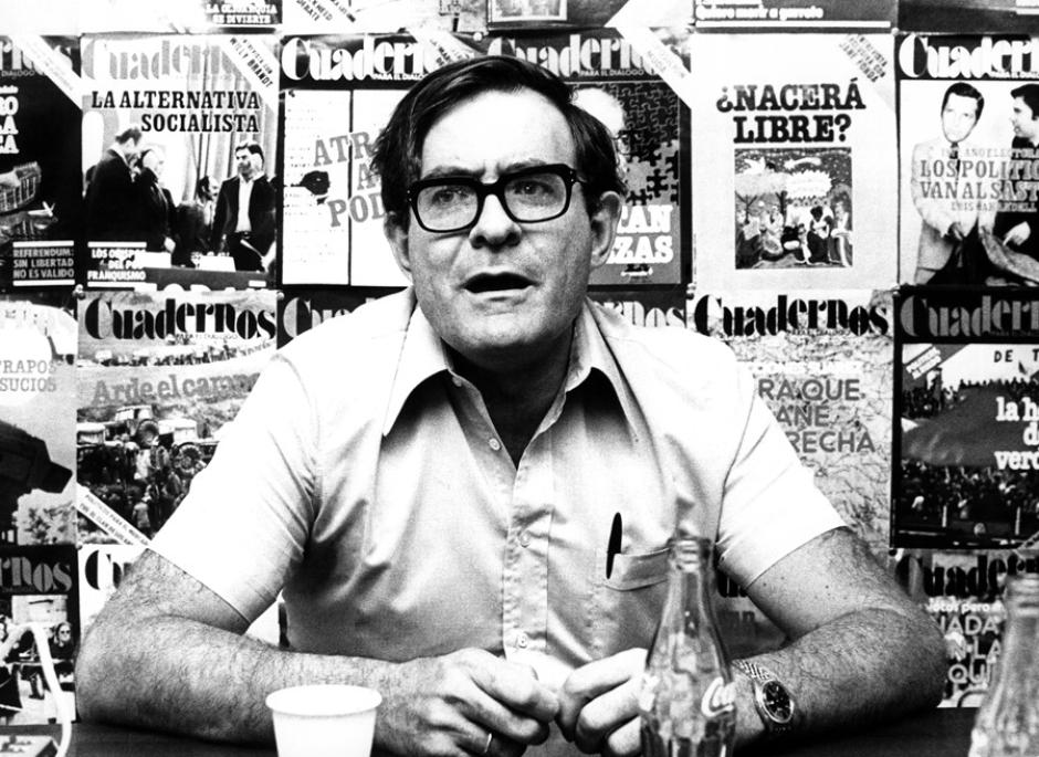 El político y economista Ramón Tamames, colaborador de la revista 'Cuadernos para el Diálogo', hacia 1978