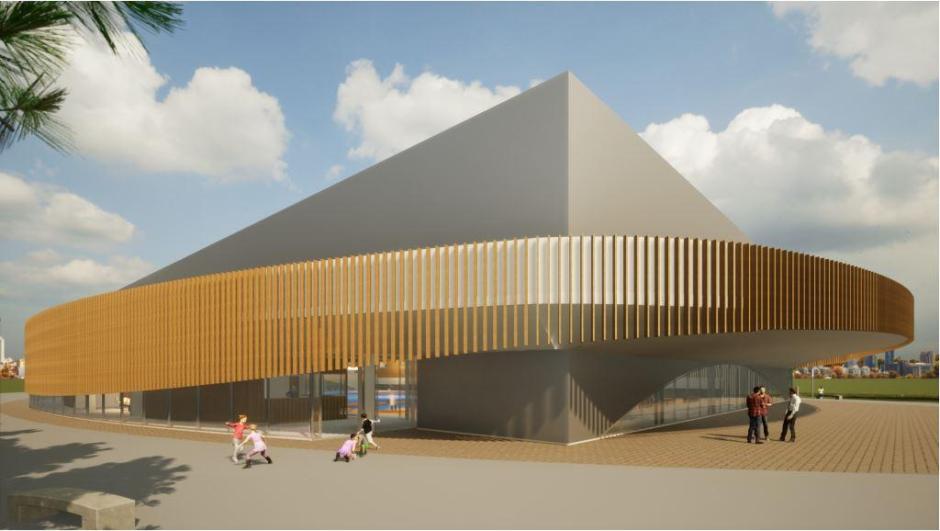 El futuro Tómbola Arena, el nuevo pabellón deportivo de Alicante