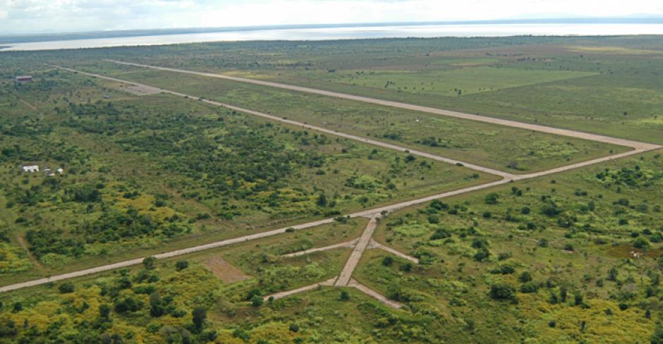 Las pistas del aeropuerto de Punta Huete al norte de Managua (2006)