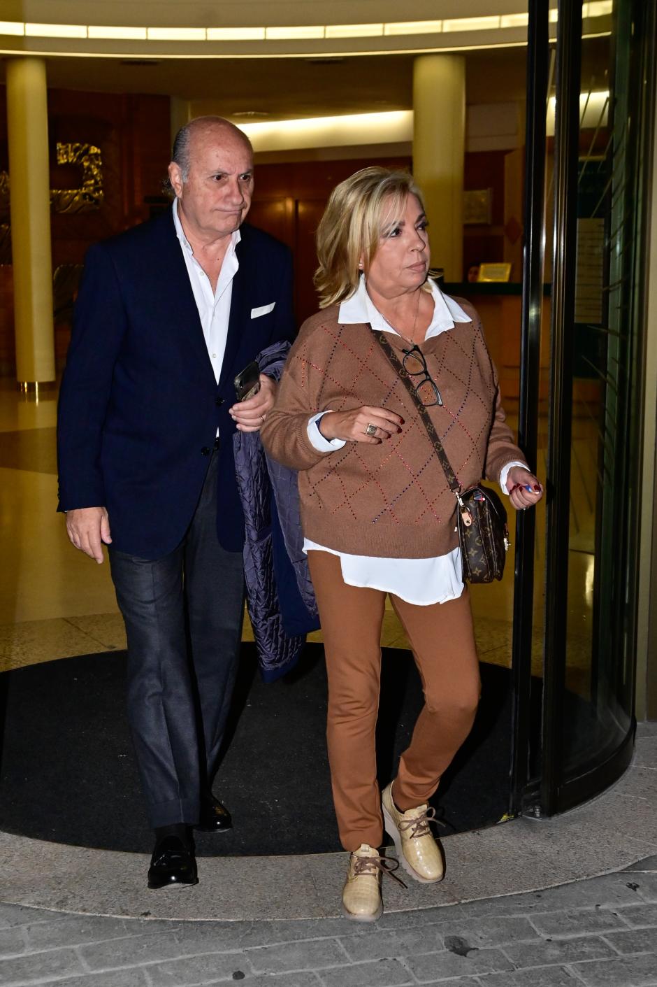 Felipe Cortina during burial of Fernando Fernandez Tapias in Madrid on Wednesday, 25 October 2023.