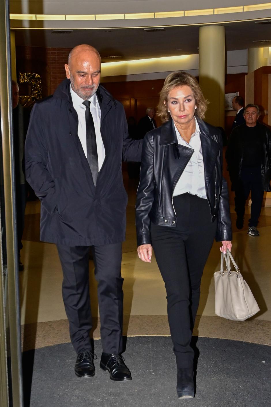 Alfonso Diez during burial of Fernando Fernandez Tapias in Madrid on Wednesday, 25 October 2023.
