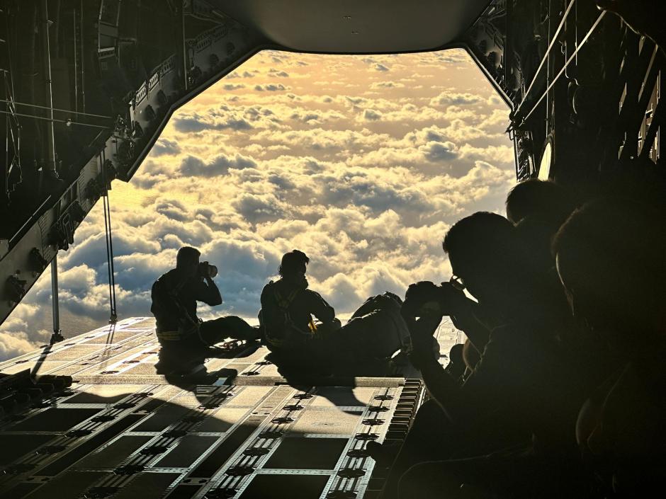 Los fotógrafos fotografiados durante Ocean Sky 23