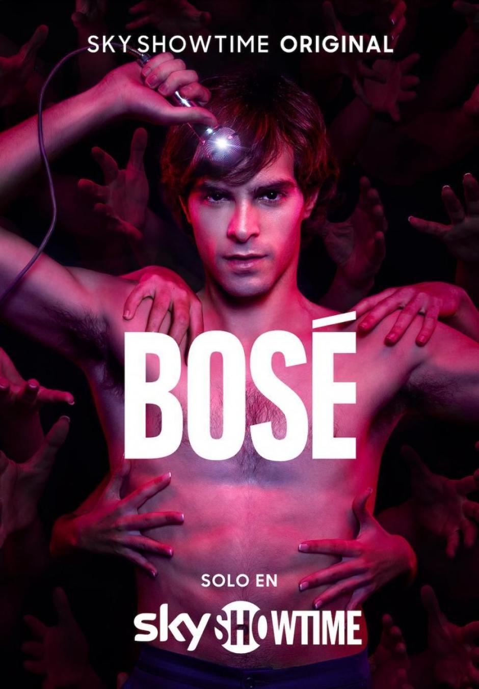 Cartel de la miniserie sobre Miguel Bosé, 'Bosé'