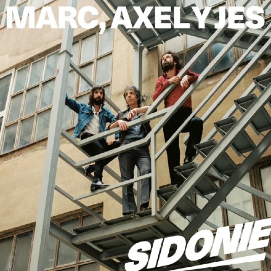 Portada de 'Marc, Axel y Jes', el nuevo trabajo de Sidonie