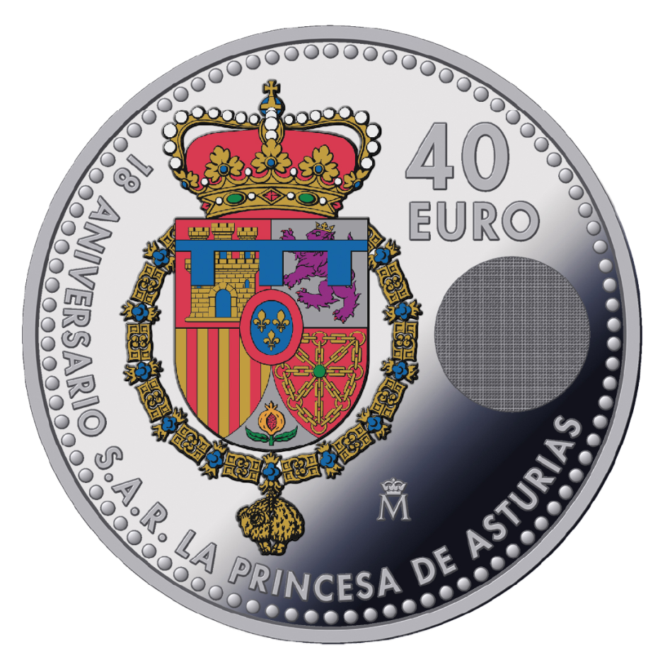 Reverso de la moneda SAR Infanta Sofía