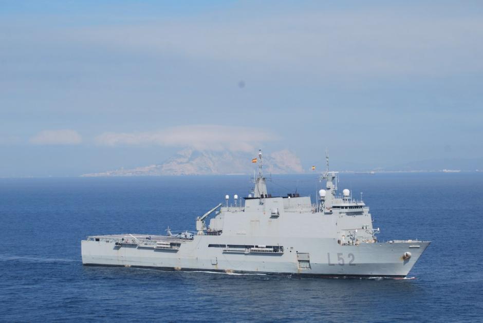 El buque L-52 Castilla de la Armada española