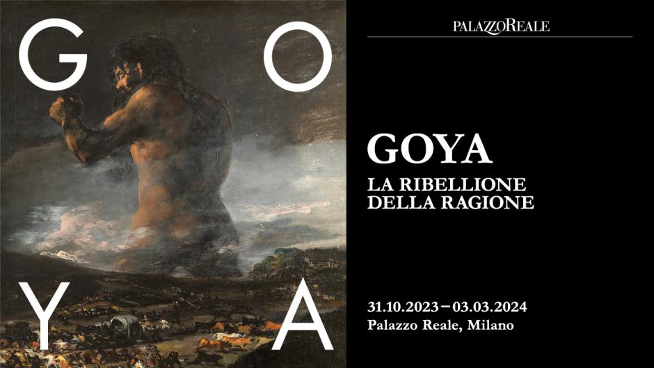 Anuncio de la exposición, atribuyendo 'El Coloso' a Goya, en la página web de la empresa 24 Ore Cultura