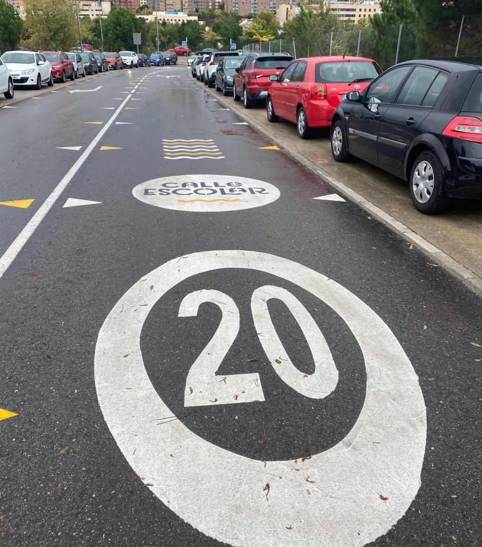 La nueva señalización completa de zona escolar