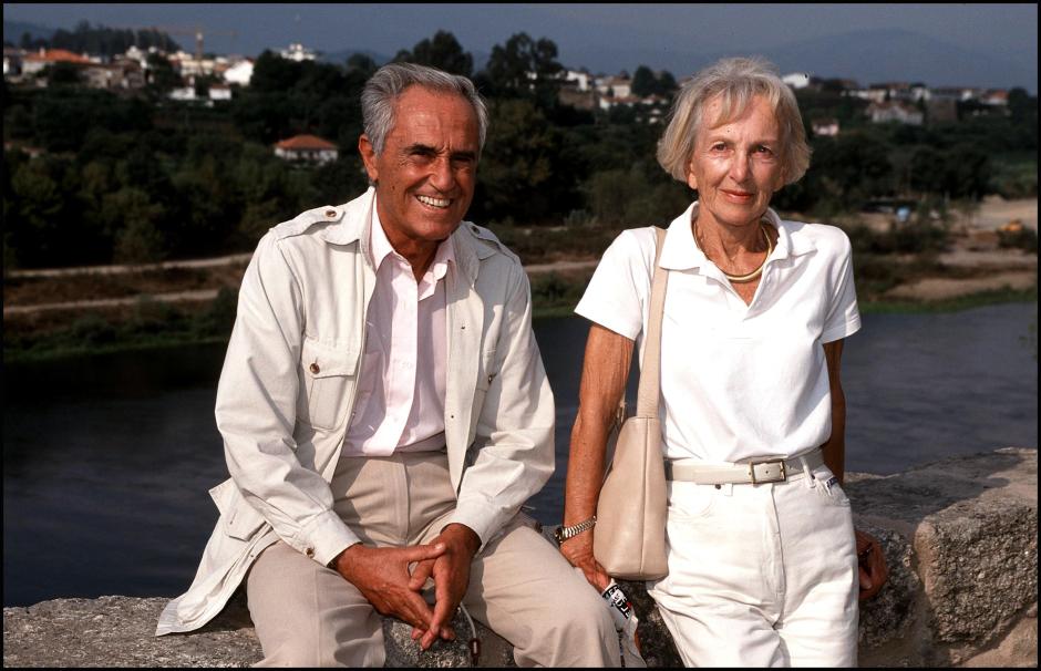 Carrascal y su mujer Ellen, a quien conoció en Alemania