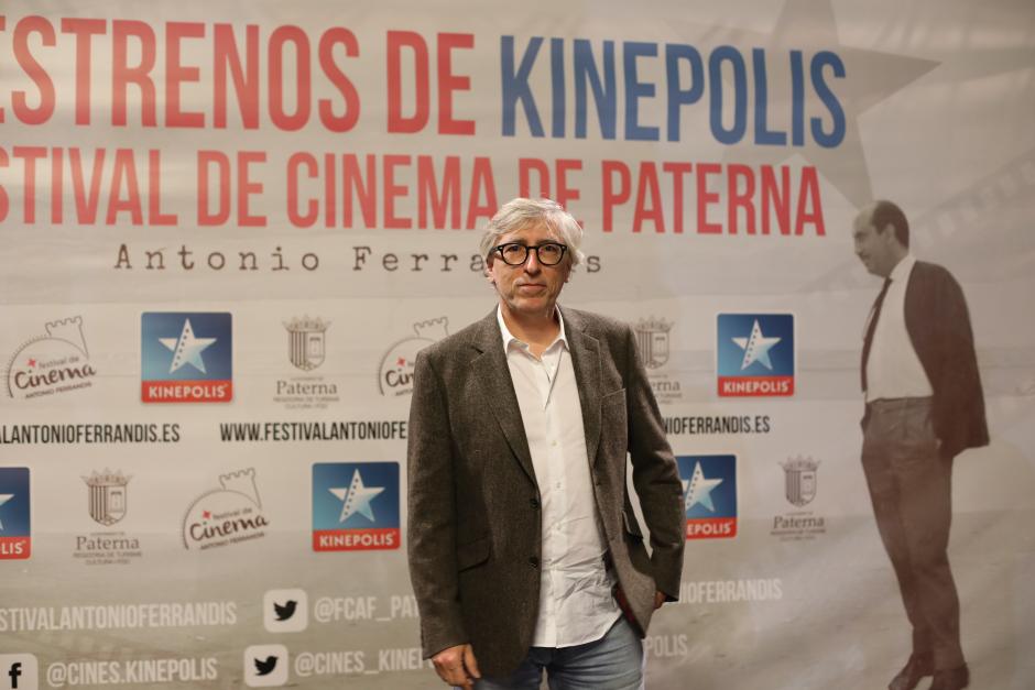 El director de cine David Trueba, en el preestreno de su última película, en Valencia