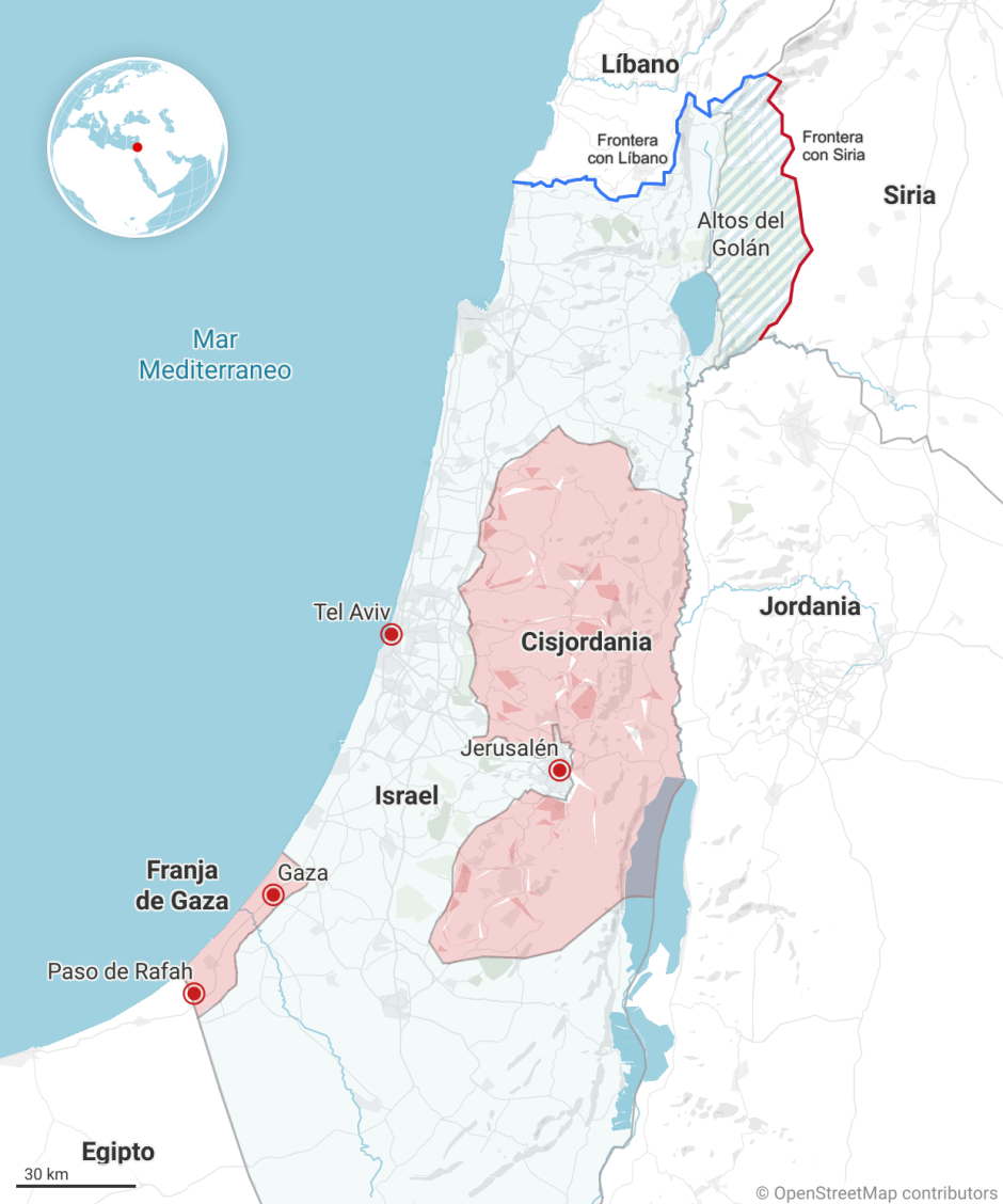 Las fronteras calientes de Israel