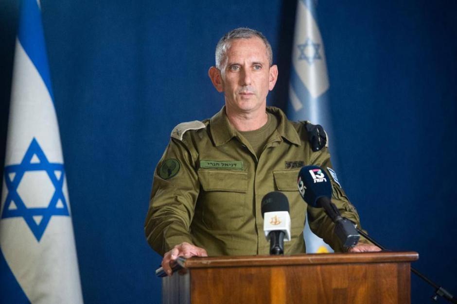 Daniel Hagari, portavoz de las Fuerzas de Defensa de Israel