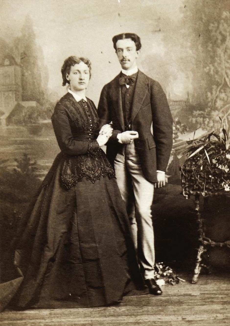 Amadeo de Saboya y su esposa, María Victoria dal Pozzo della Cisterna