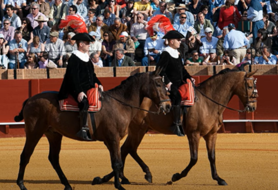 Alguacilillos en la Real Maestranza de Sevilla