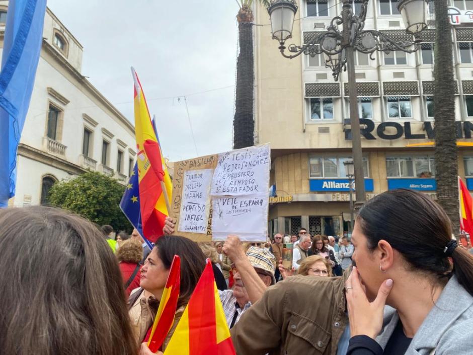 Manifestación en Córdoba contra la amnistía