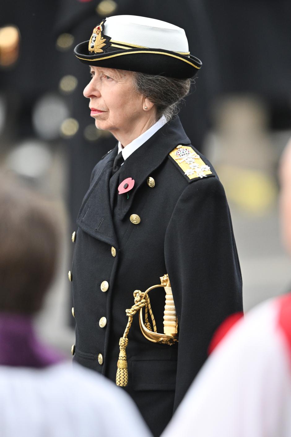 Princess Anne during 2023 National Service Of Remembrance in London, UK - 12 Nov 2023