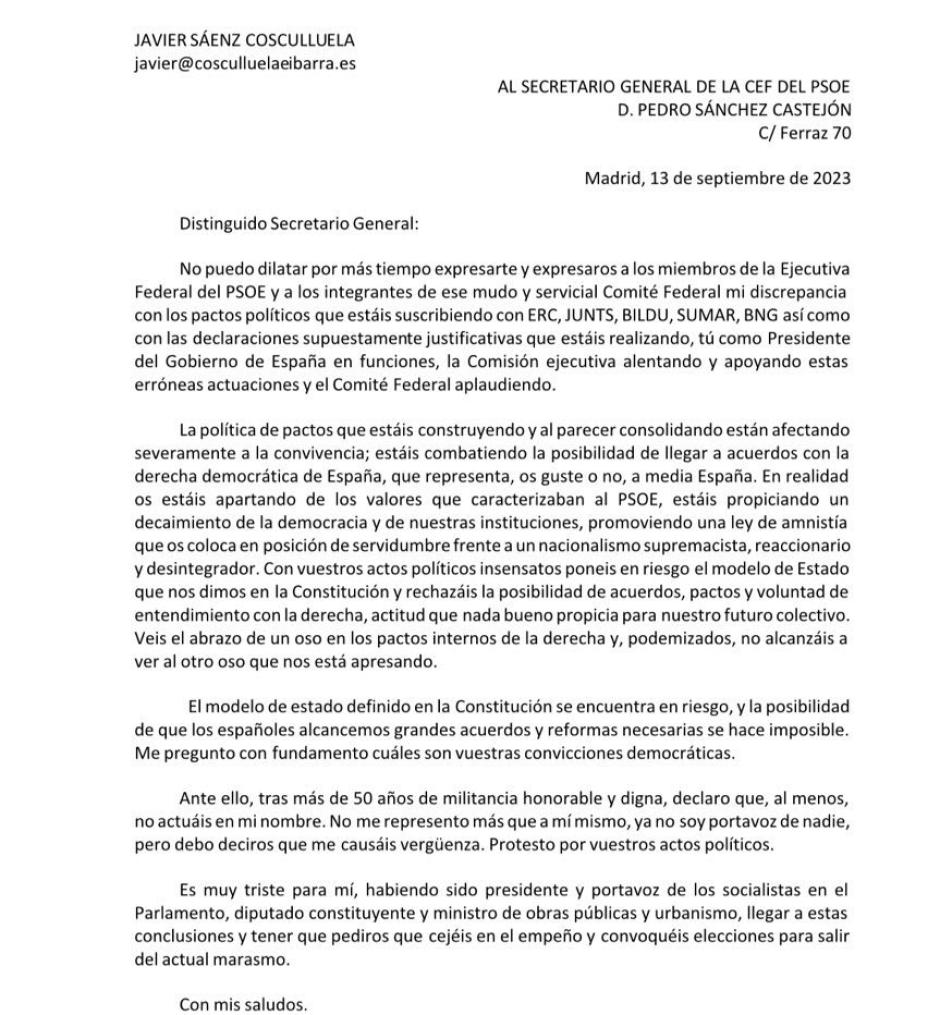 Carta de Coscuella