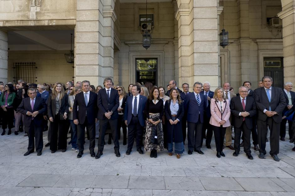 Concentración de jueces ante la Audiencia Provincial de Sevilla