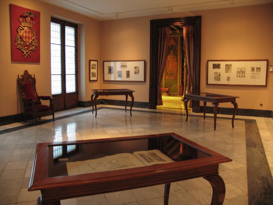 Sala del Museo Histórico Municipal, antes de su reapertura