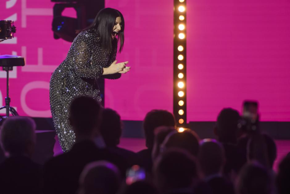 Laura Pausini durante el evento en Sevilla