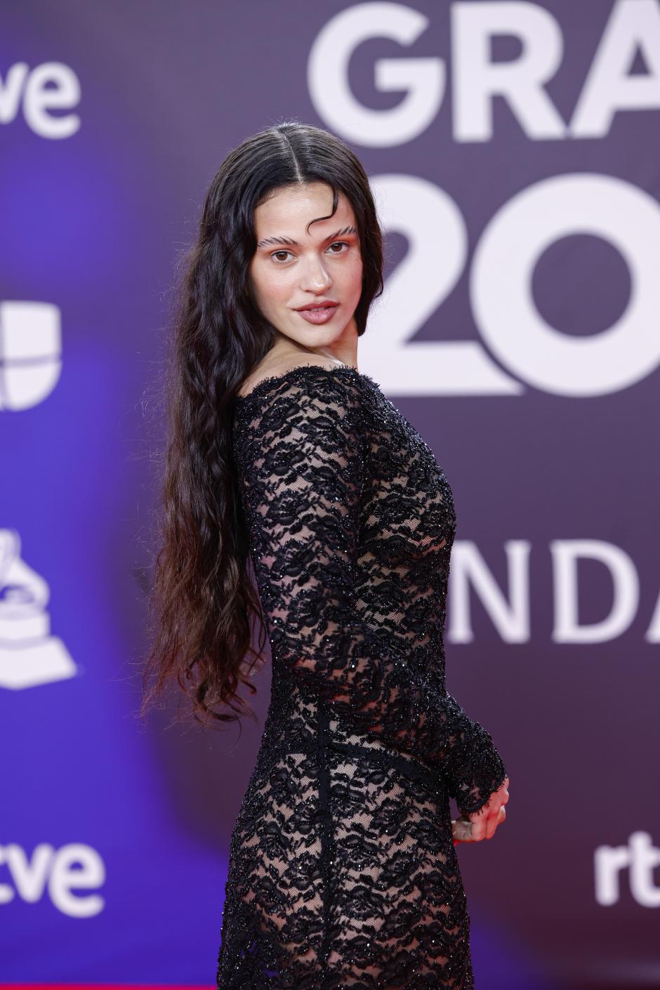 Presenter and formt miss Eva Gonzalez at the 24nd annual Latin Grammy Awards 2023 in Sevilla on Thursday, 16 November 2023.
