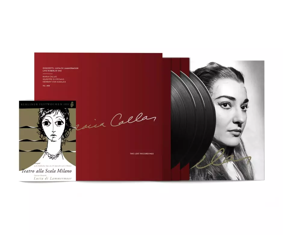'Lucia di Lammermoor', de Maria Callas, edición remasterizada en vinilo. Berlin, 1955