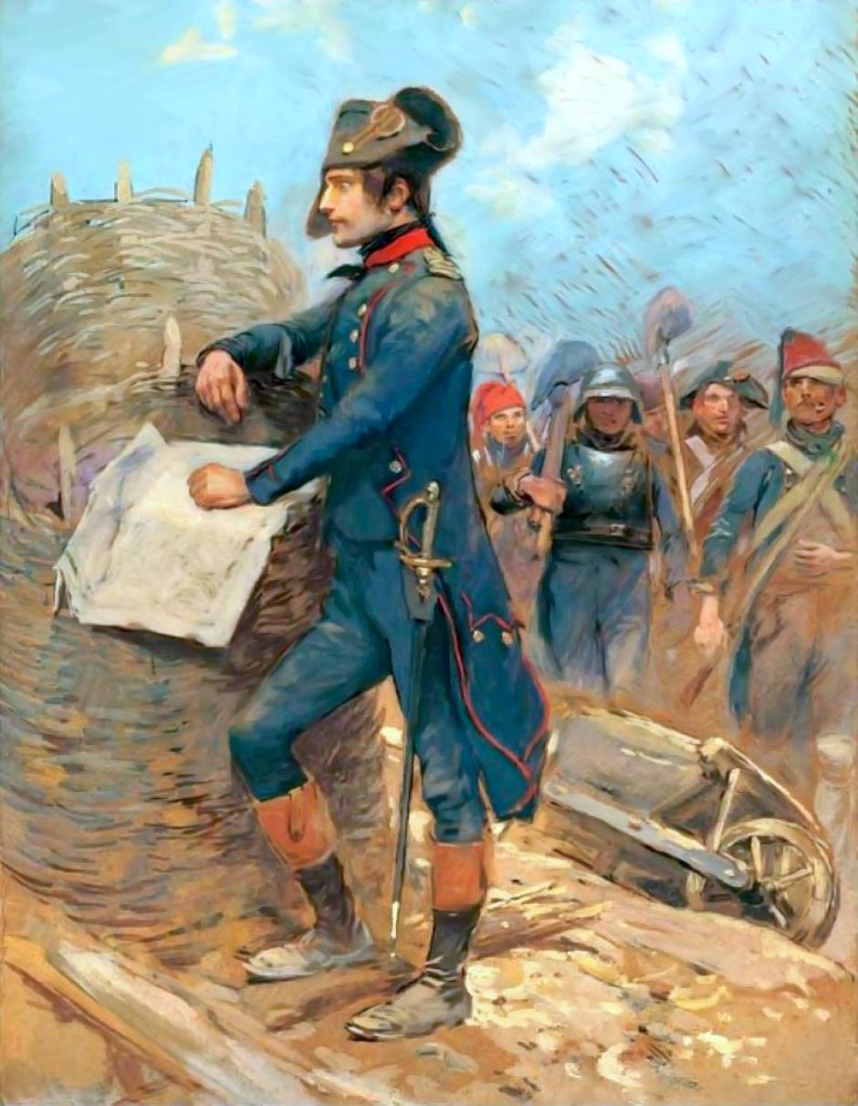 Napoleón en el sitio de Toulon