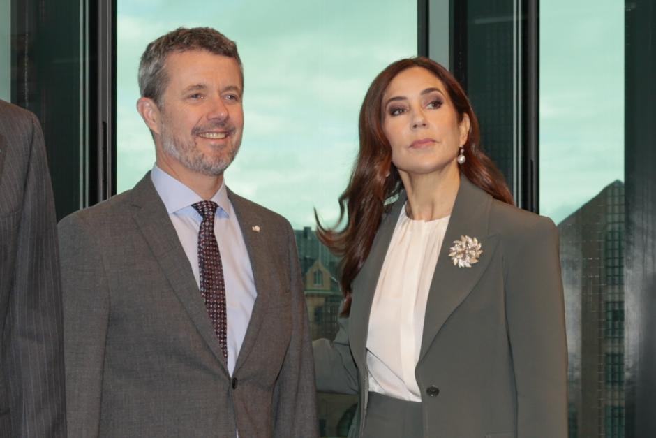 Crown Prince Frederik of Denmark and Crown Princess Mary of Denmark attending Centro de Arquitectura Danes (DAC) Forum on occasion of Spanish King's official visit to Denmark in Copenhague on Wednesday, 8 November 2023.