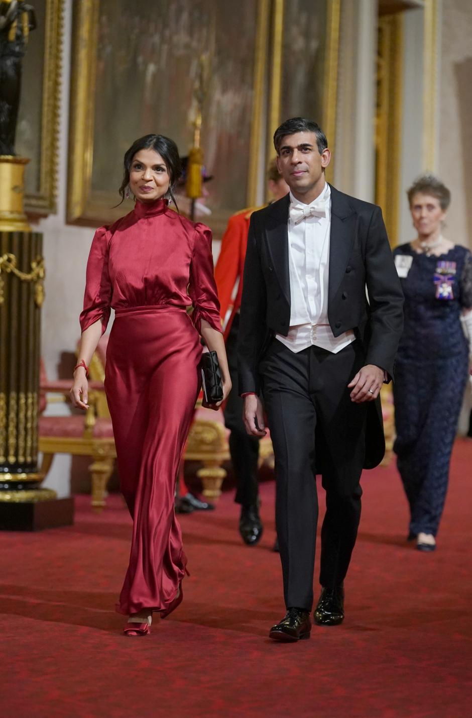 Prince William and Kate Middleton Princess of Wales arriving for the State Banquet in London, for ocassion the state visit to the UK by Presidentof SouthKorea on Tuesday November 21, 2023.