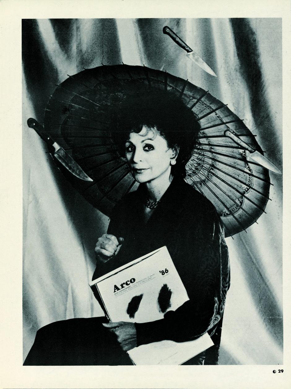 Juana fotografiada para la revista ‘La Luna de Madrid’, en 1986.