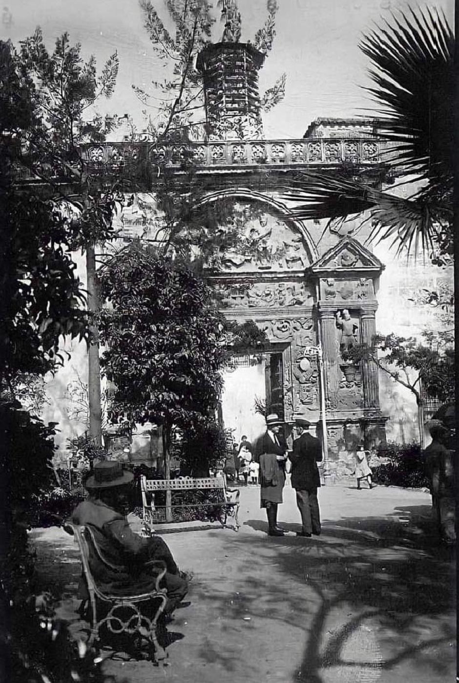 Plaza de Jerónimo Páez en 1912