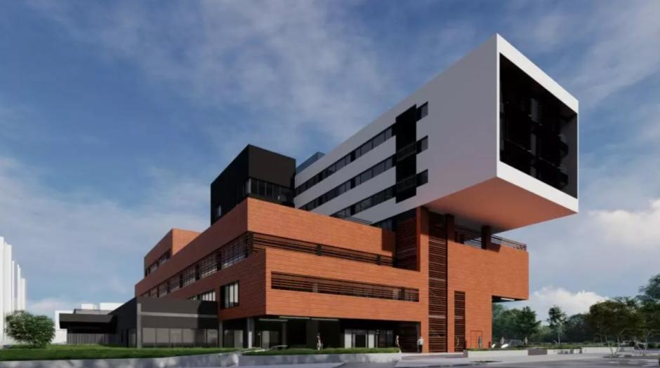 Imagen renderizada del futuro nuevo hospital privado de Valencia
