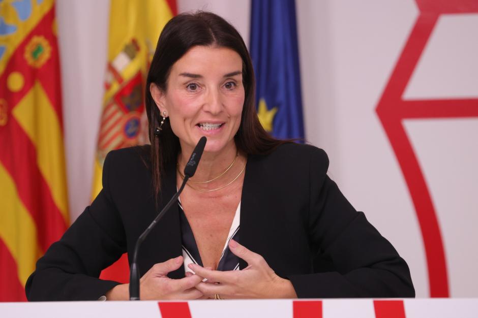 La portavoz del Gobierno valenciano, Ruth Merino, este martes