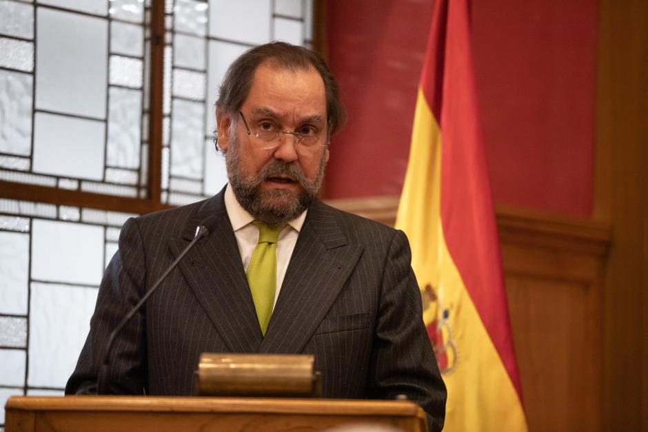 Ramón Pérez-Maura, periodista y jefe de Opinión de El Debate, en su intervención por el centenario de Alfonso Osorio