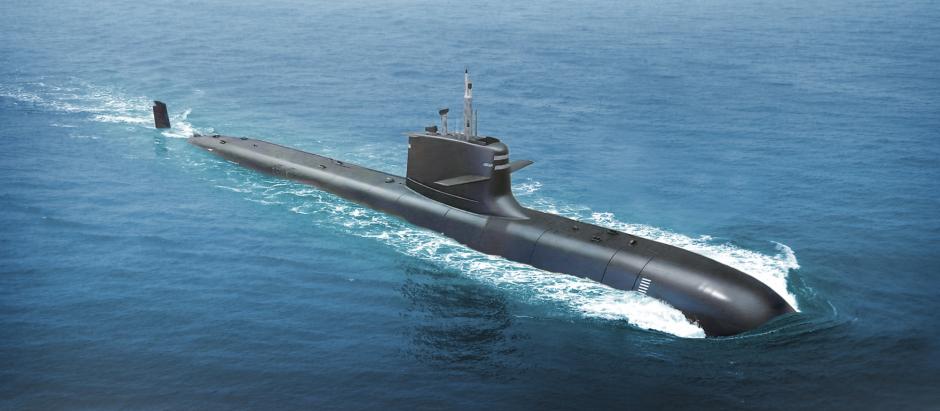 Submarino s-81 fabricado por Avantia para la Armada española