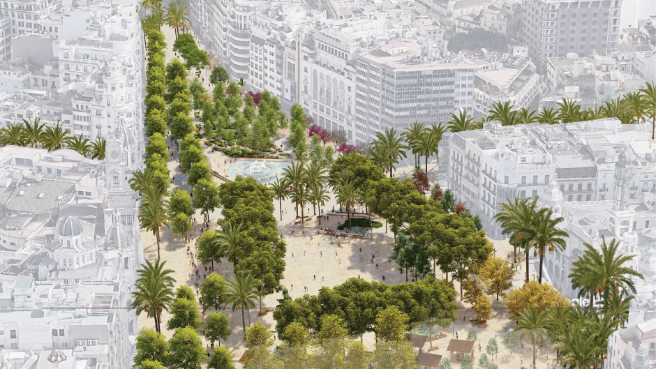 Proyecto de reforma de la plaza del Ayuntamiento de Valencia