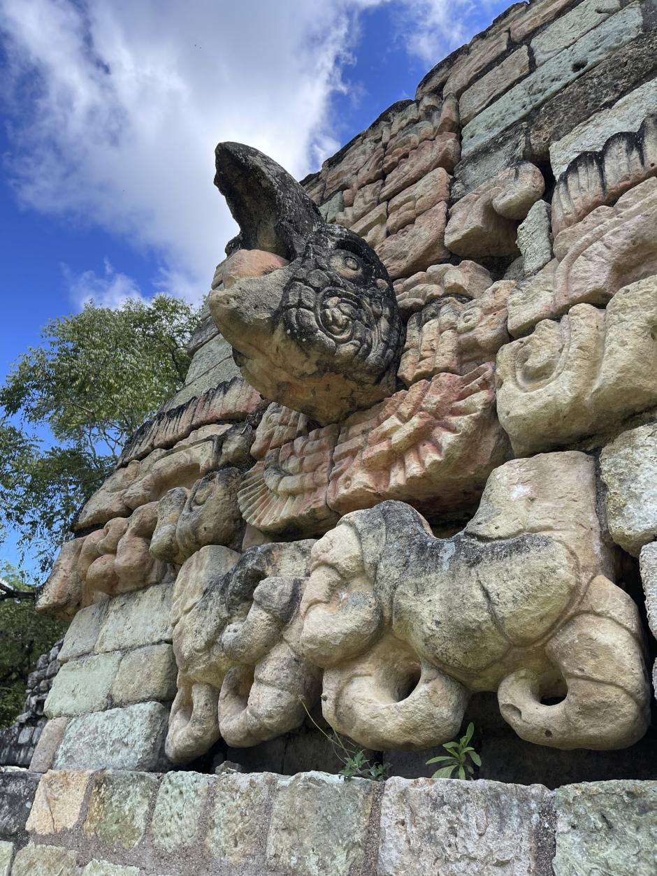 Vista hoy del Parque Arqueológico de Copán Ruinas, en Copán (Honduras)