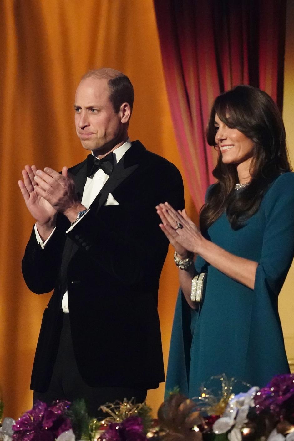 El Príncipe Guillermo y Kate Middleton, en una imagen reciente en el Royal Albert Hall de Londres
