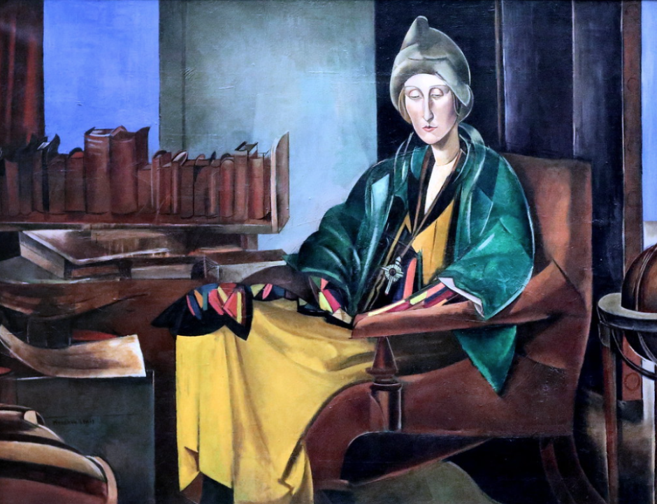 Edith Sitwell por Wyndham Lewis