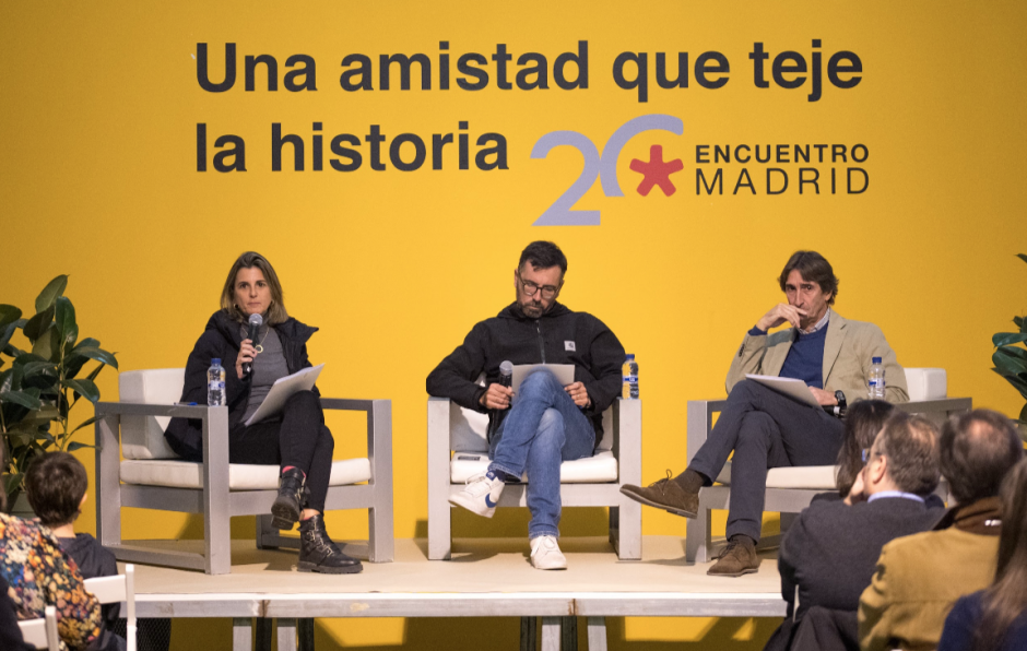 Catalina Martín, Guillermo Gómez y Ximo Amigó en Encuentro Madrid