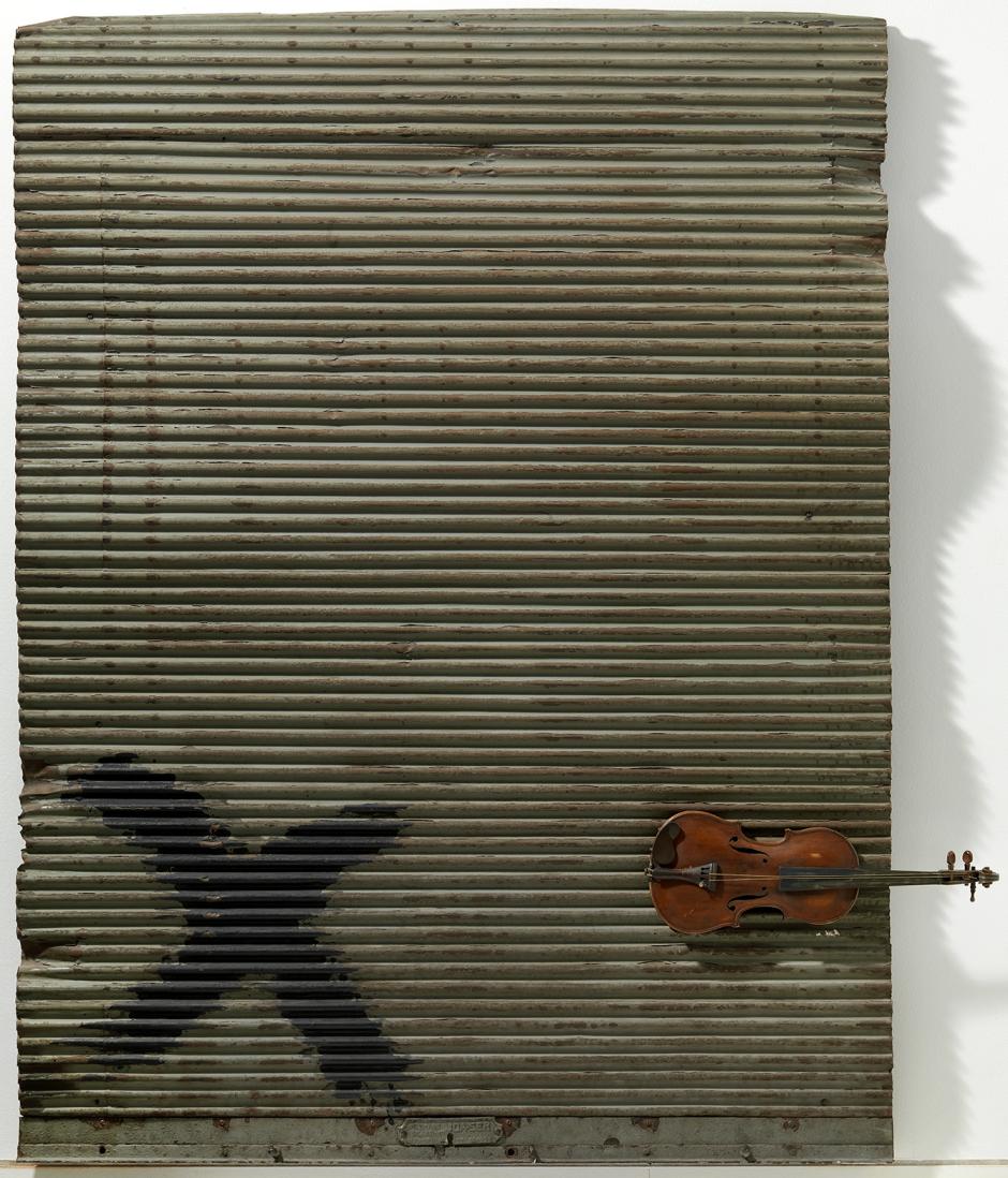 Porta metàl·lica i violí
Porta metàl·lica i violí, 1951
