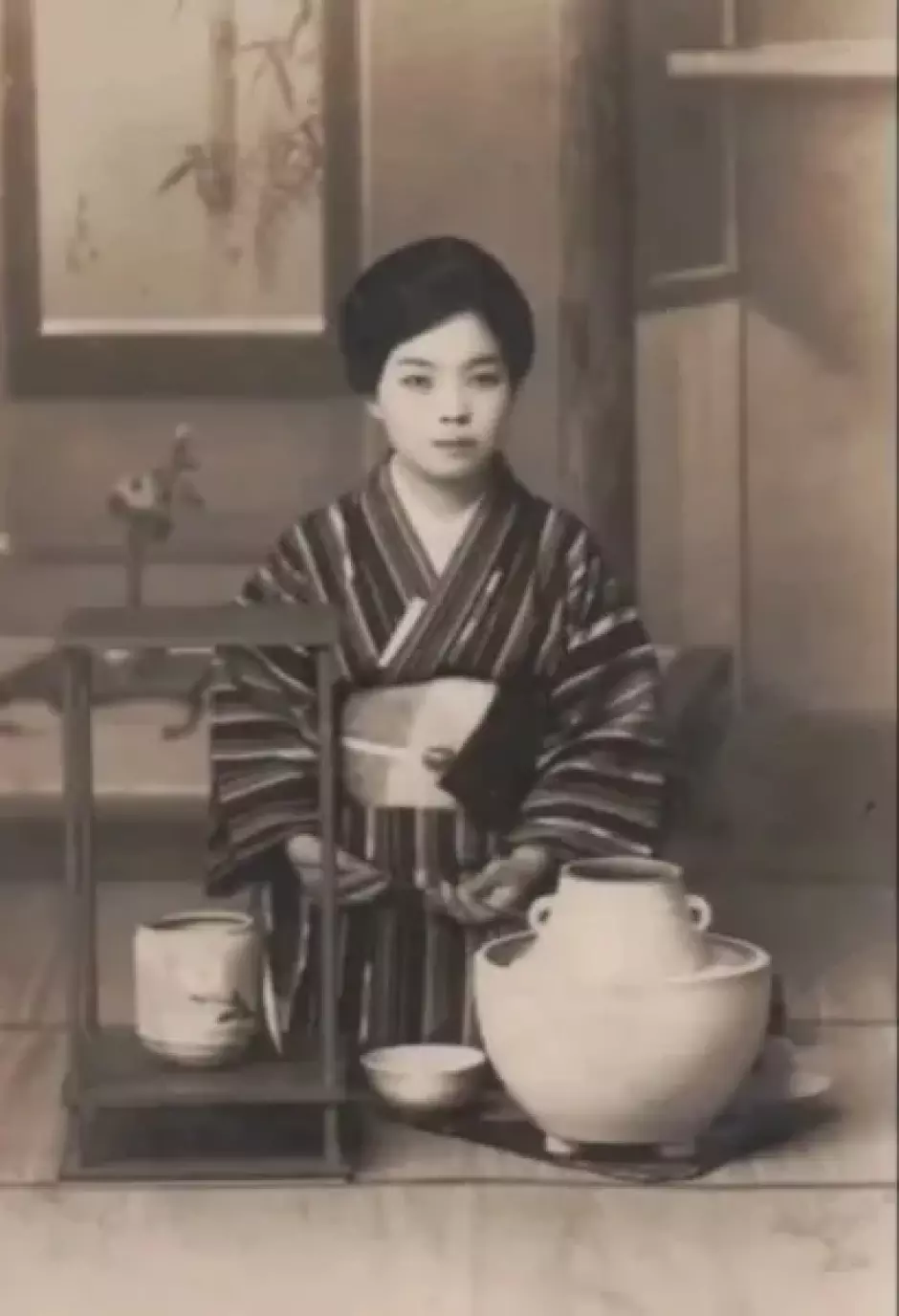 Tatsumi, fotografiada en su juventud