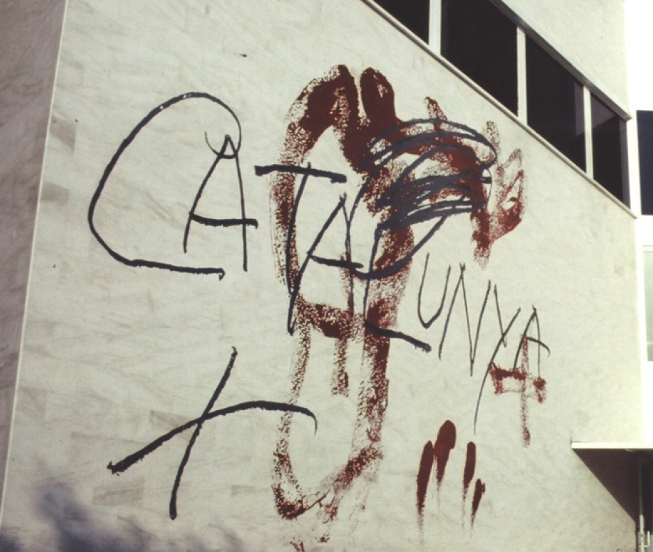 Mural de Tàpies en la Expo 92