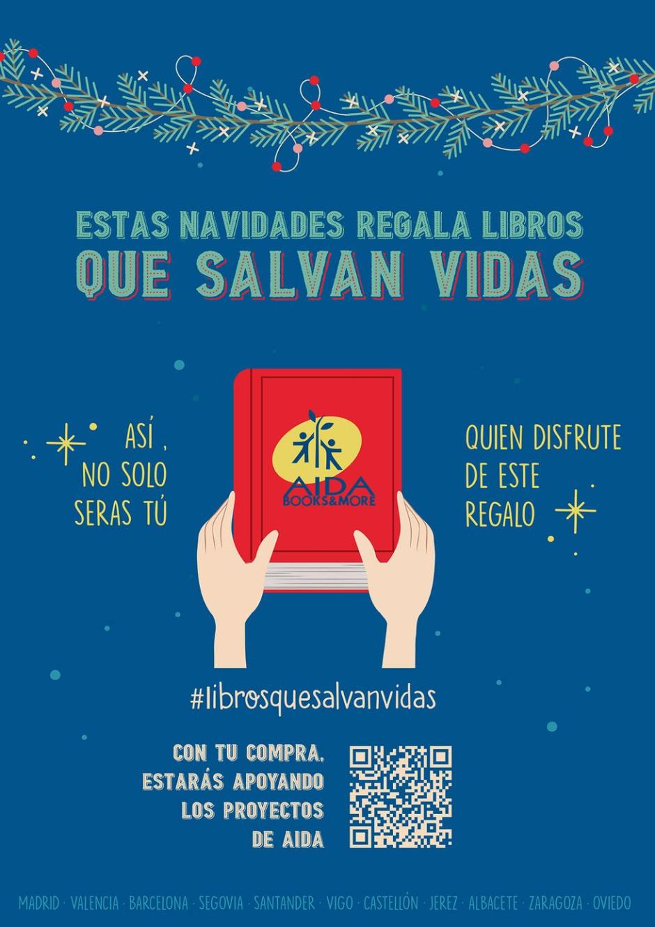 La iniciativa "Libros que  salvan vidas", de la ONG Aida