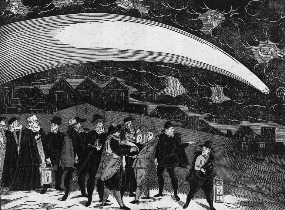 De niño, Kepler fue testigo del Gran Cometa de 1577, que atrajo la atención de los astrónomos de toda Europa.