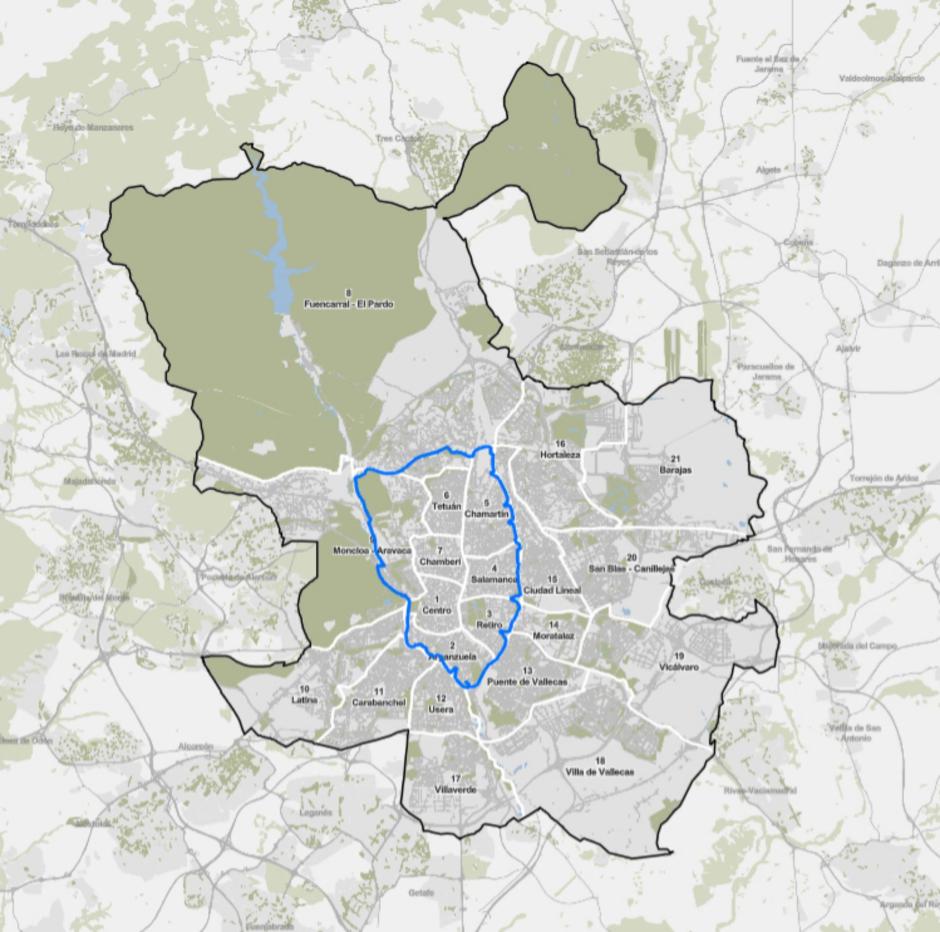 Desde el 1 de enero las limitaciones se extienden a todo el municipio de Madrid