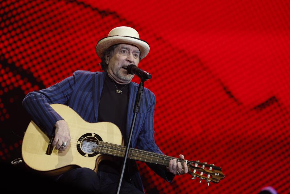 El cantante Joaquín Sabina en su gira Contra todo pronóstico